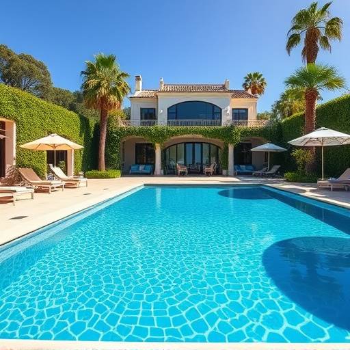 Villa de lujo con piscina en Marbella
